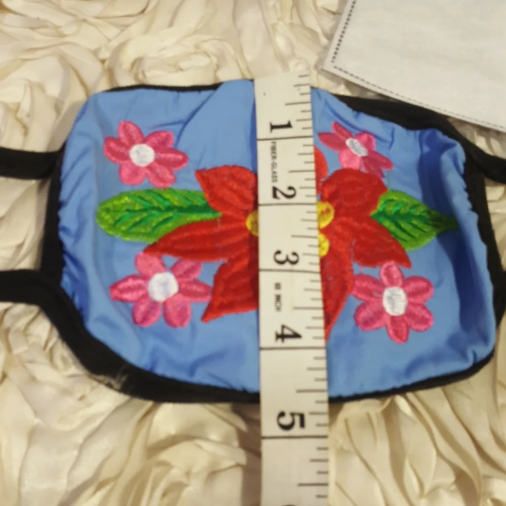 Face Mask Embroidered Fashion Mask.